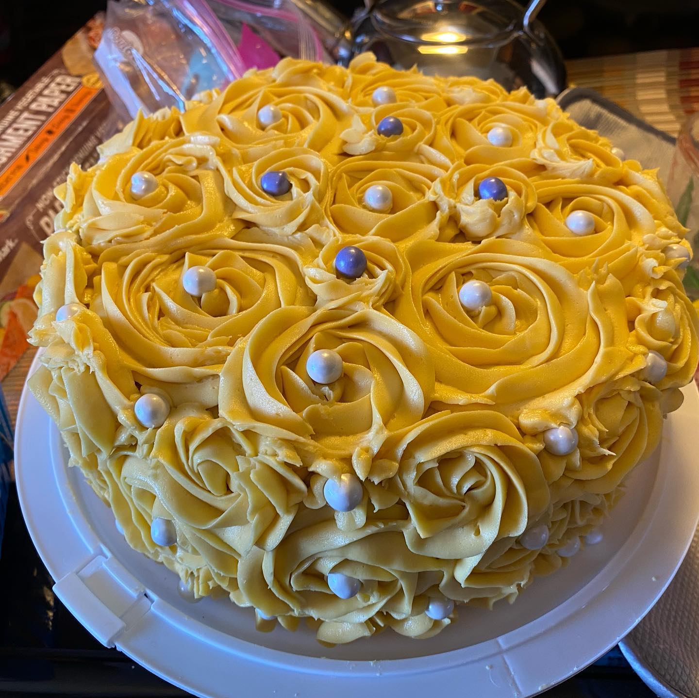 Custom Rose Cake